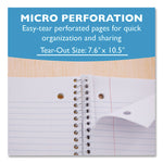 Spiral Notebooks, 3-Subject, Medium/College Rule, Randomly Assorted Cover Color, (120) 10.5 x 8 Sheets