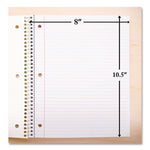 Spiral Notebooks, 3-Subject, Medium/College Rule, Randomly Assorted Cover Color, (120) 10.5 x 8 Sheets