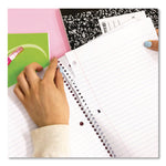 Spiral Notebooks, 3-Subject, Medium/College Rule, Randomly Assorted Cover Color, (120) 10.5 x 8 Sheets