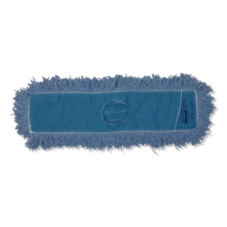 Dust Mop Head, Synthetic Blend, 48" Width, Blue