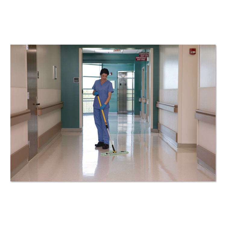 Dust Mop Head, Synthetic Blend, 48" Width, Blue