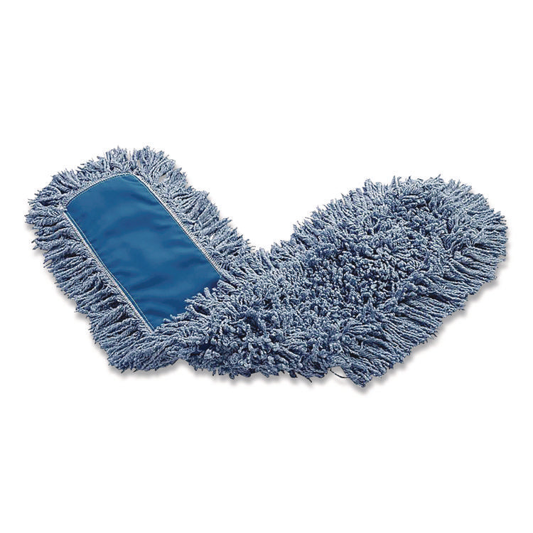 Dust Mop Head, Synthetic Blend, 48" Width, Blue