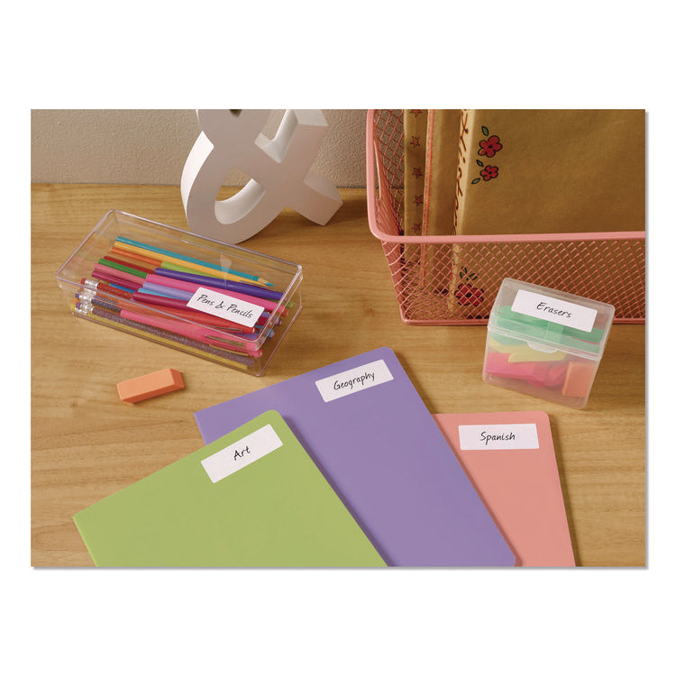 White Address Labels W/ Sure Feed Technology For Laser Printers, Laser Printers, 1 X 2.63, White, 30/sheet, 250 Sheets/box