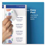 Matte Clear Easy Peel Mailing Labels W/ Sure Feed Technology, Laser Printers, 1.33 X 4, Clear, 14/sheet, 50 Sheets/box