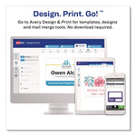 Magnetic Style Name Badge Kit, Horizontal, 4" X 3", White, 48/pack