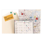 Handwrite-Only Permanent Self-Adhesive Round Color-Coding Labels in Dispensers, 0.25" dia, Red, 450/Roll, (5790)