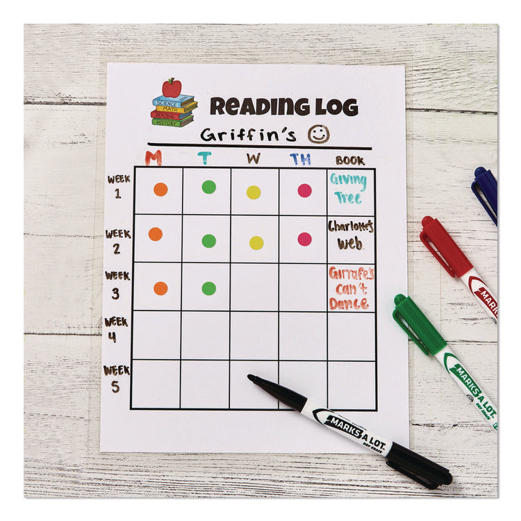 Handwrite-Only Permanent Self-Adhesive Round Color-Coding Labels in Dispensers, 0.25" dia, Red, 450/Roll, (5790)