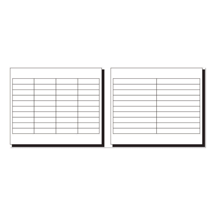 Tabs Inserts For Hanging File Folders, 1/5-Cut, White, 2" Wide, 100/Pack