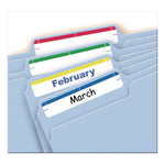 Printable 4" X 6" - Permanent File Folder Labels, 0.69 X 3.44, White, 7/sheet, 36 Sheets/pack, (5215)