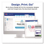 Lanyard-Style Badge Holder W/laser/inkjet Inserts, Top Load, 4.25 X 6, We, 25/pk