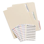 Printable 4" X 6" - Permanent File Folder Labels, 0.69 X 3.44, White, 7/sheet, 36 Sheets/pack, (5215)