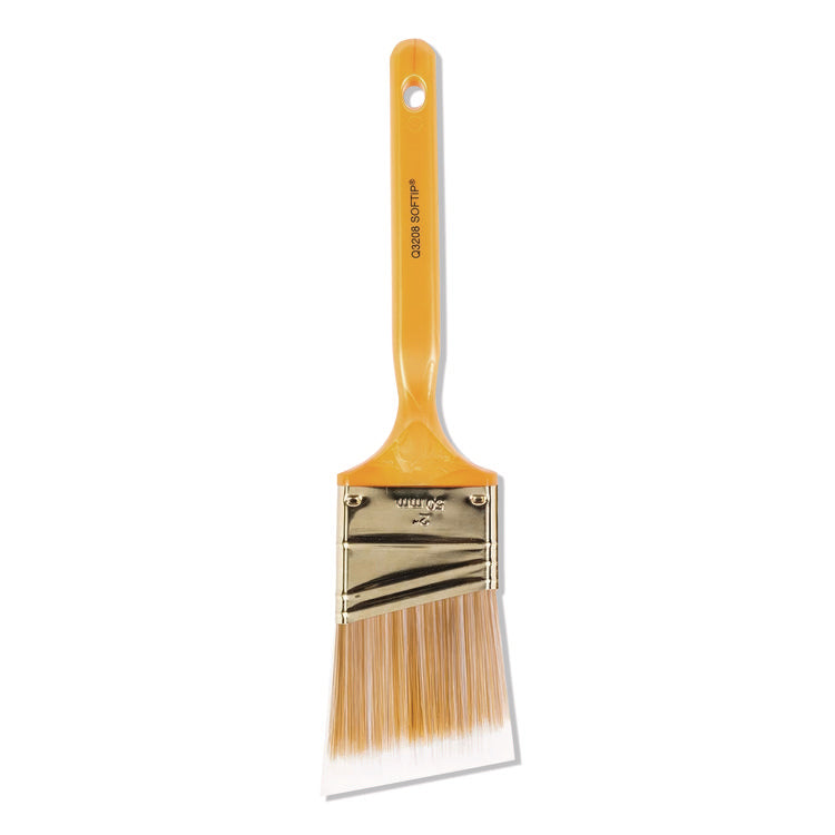 Softip Paint Brush, Nylon/polyester Bristles, 2.5" Wide, Angled Profile, Plastic Kaiser Handle