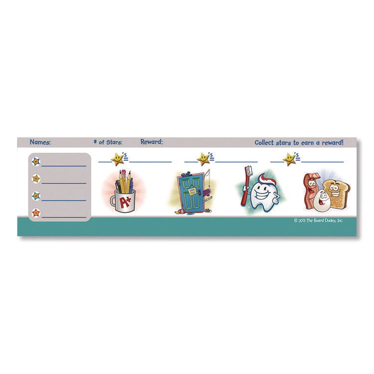 Magnetic Dry-Erase Colors Chore Chart, 11 x 14