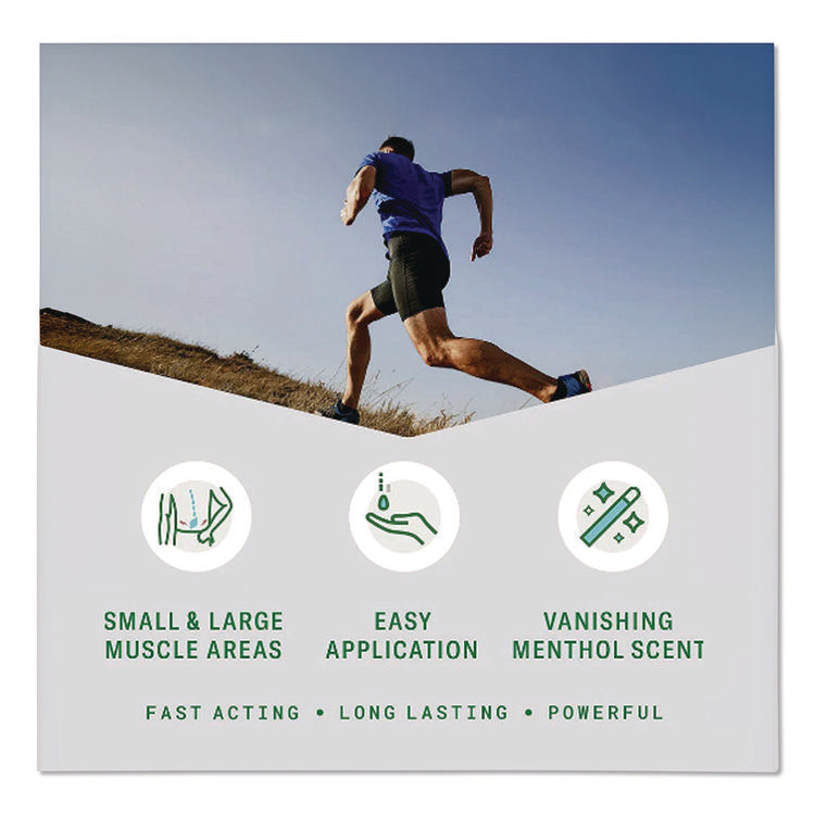 Professional Green Topical Analgesic Pain Reliever Gel, 16 Oz Pump