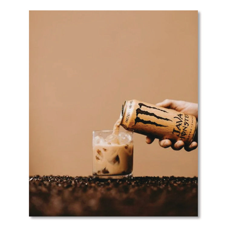 Java Monster Cold Brew Coffee, Salted Caramel, 15 oz Can, 12/Pack
