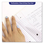 Wireless Notebooks, 1-Subject, Medium/College Rule, Randomly Assorted Cover Color, (80) 10.5 x 7.5 Sheets