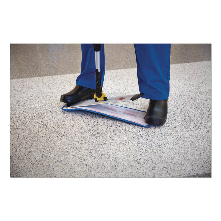 Microfiber Wet Mop Pad, 18", Blue