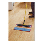 Microfiber Wet Mop Pad, 18", Red, 12/Carton