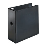 Premier Easy Open Locking Slant-D Ring Binders, 3 Rings, 5" Capacity, 11 X 8.5, Black