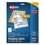 Shipping Labels With Trueblock Technology, Inkjet Printers, 5.06 X 7.62, White, 25 Sheets/pack