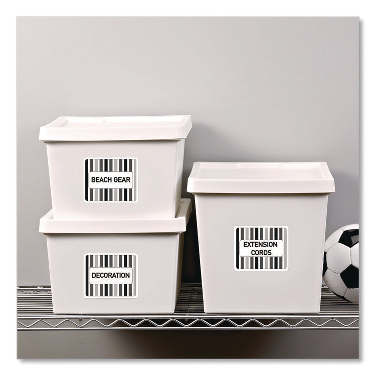 White Shipping Labels-Bulk Packs, Inkjet/laser Printers, 3.33 X 4, White, 6/sheet, 250 Sheets/box