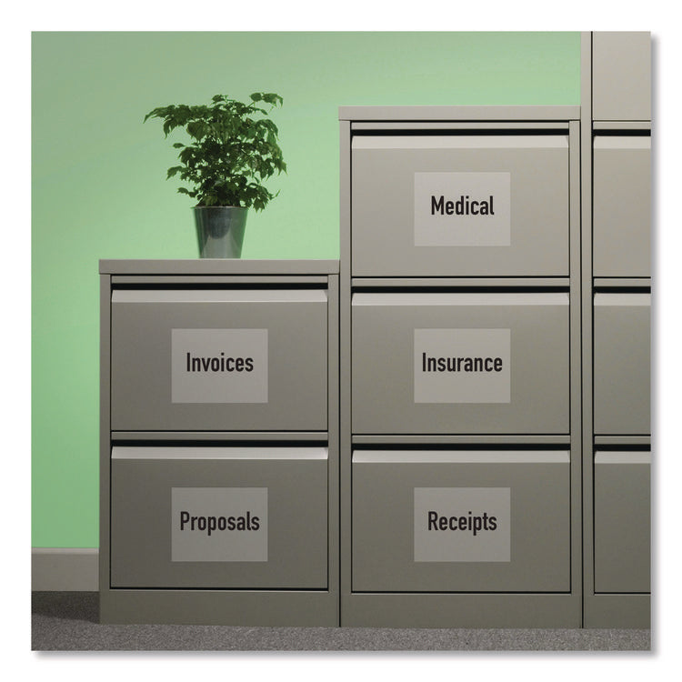 Matte Clear Shipping Labels, Inkjet Printers, 8.5 X 11, Clear, 10/pack