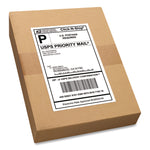White Shipping Labels-Bulk Packs, Inkjet/laser Printers, 5.5 X 8.5, White, 2/sheet, 250 Sheets/box