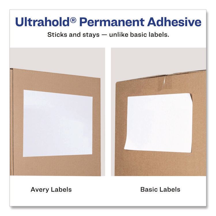 Shipping Labels With Trueblock Technology, Inkjet Printers, 5.06 X 7.62, White, 25 Sheets/pack