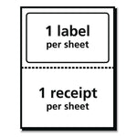 Shipping Labels With Trueblock Technology, Inkjet Printers, 5.06 X 7.62, White, 25 Sheets/pack