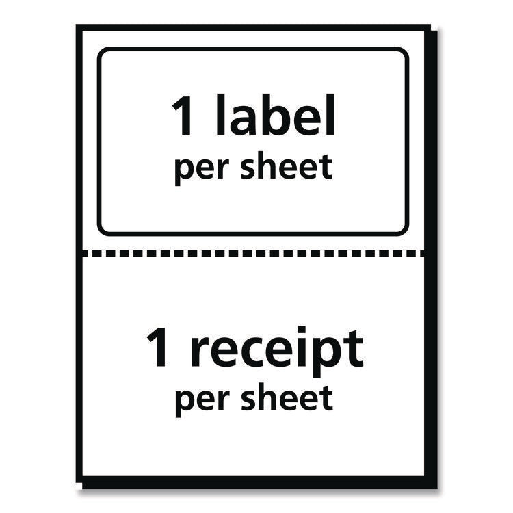 Shipping Labels With Trueblock Technology, Inkjet Printers, 5.06 X 7.62, White, 25 Sheets/pack
