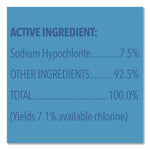 Concentrated Regular Disinfecting Bleach, 43 oz Bottle, 6/Carton