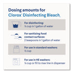 Concentrated Regular Disinfecting Bleach, 43 oz Bottle, 6/Carton