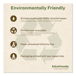 Index Maker Ecofriendly Print And Apply Clear Label Dividers With White Tabs, 8-Tab, 11 X 8.5, White, 5 Sets