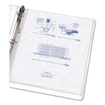 Economy Weight Sheet Protector, Light-Duty, Side: 3-Hole Punched, Top Load 8.5 x 11 Insert, Semi-Clear Front, 100/Box