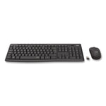 MK295 Silent Wireless Combo, 2.4 GHz Frequency/33 ft Wireless Range, Graphite