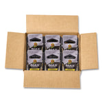 MAX Packaging Tape with Dispenser, 1.5" Core, 1.88" x 22 yds, Crystal Clear, 6/Box