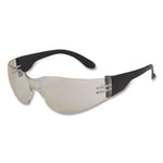 Zenon Z12 Rimless Indoor/Outdoor Optical Eyewear, Scratch-Resistant, Black Plastic Frame, Clear Polycarbonate Lens