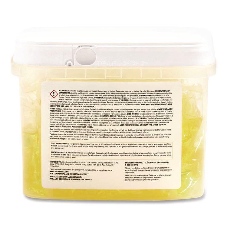 Dissolvable Floor Cleaner Packets, Lavender Scent, 25 oz, 50/Pack