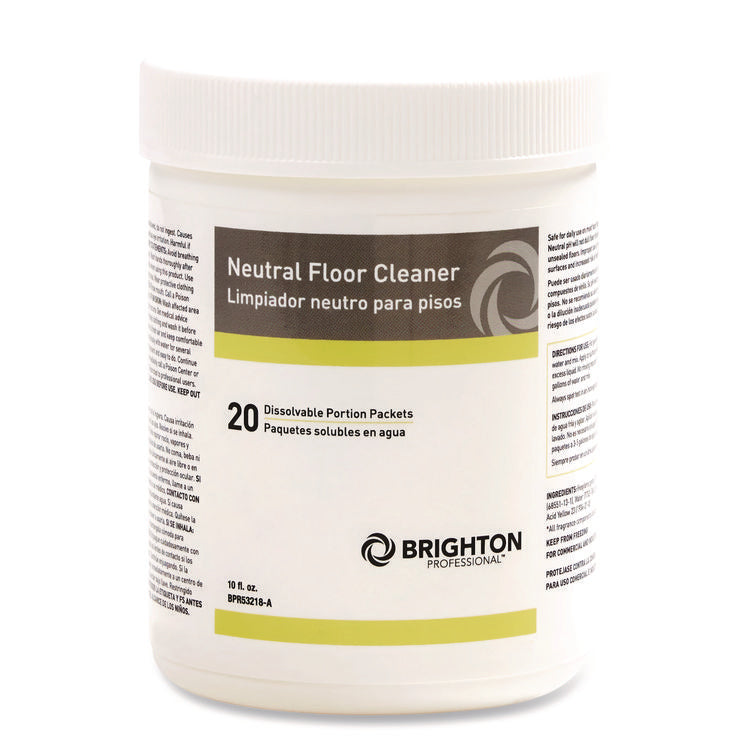 Dissolvable Floor Cleaner Packets, Lavender Scent, 10 oz, 20/Pack