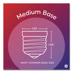 Classic LED SW Non-Dim A19 Light Bulb, 10.5 W, Soft White, 4/Pack