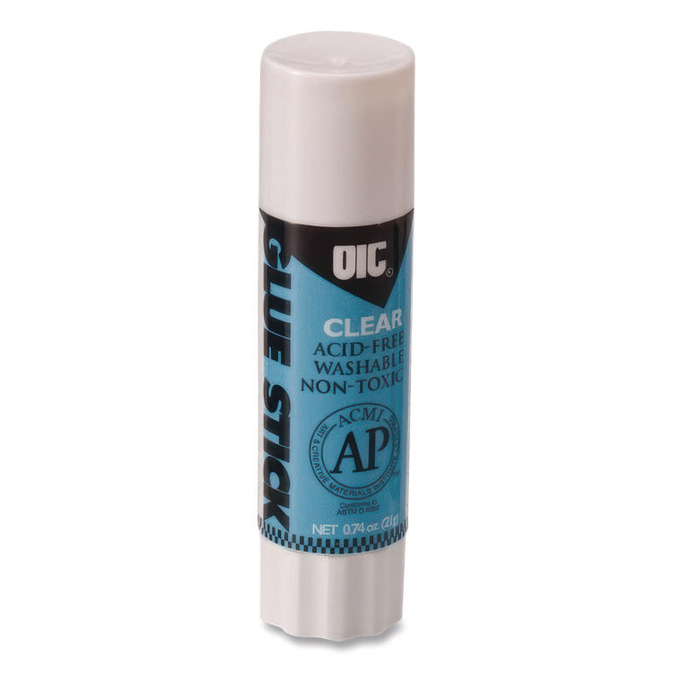 Glue Stick, 0.74 oz, Dries Clear