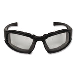 V50 Calico Safety Eyewear with Head Strap, KleenVision Anti-Fog Coating, Black Nylon Frame, Clear Polycarbonate Lens