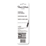Refill for Paper Mate Profile Ballpoint Pens, Medium 1 mm Conical Tip, Black Ink, 2/Pack