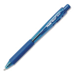 WOW! Ballpoint Pen, Retractable, Medium 0.7 mm, Blue Ink, Translucent Blue/Blue Barrel, 18/Pack