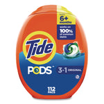 PODS Laundry Detergent, Pods, Tide Original, 112 Pods/Tub