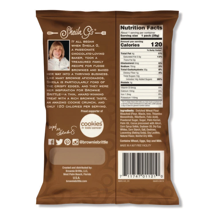 Chocolate Chip Crisps, 1 oz Bag, 6/Pack