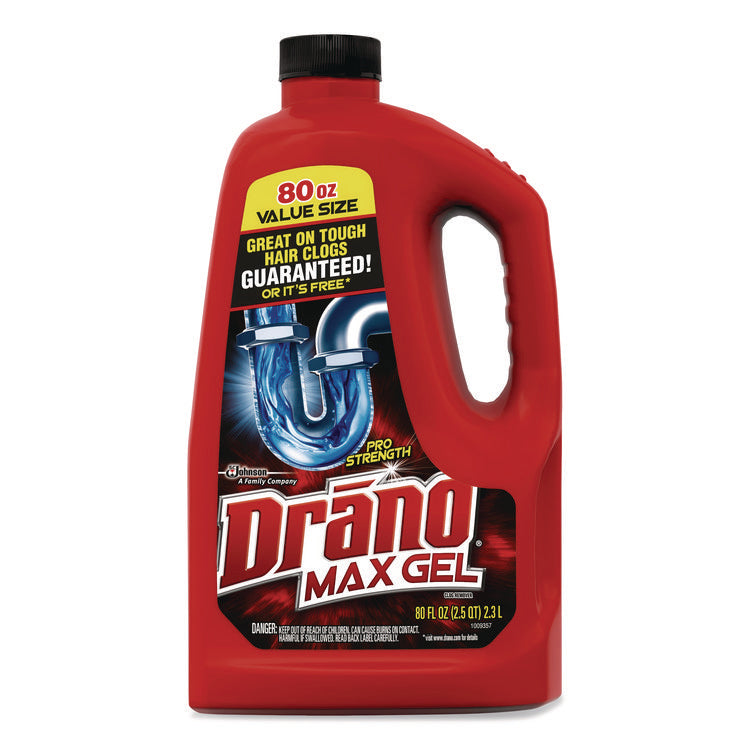 Max Gel Clog Remover, 80 oz Bottle