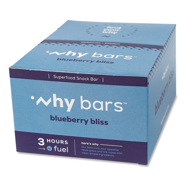 Superfood Snack Bar, Blueberry Bliss, 2.04 oz Bar, 12/Box