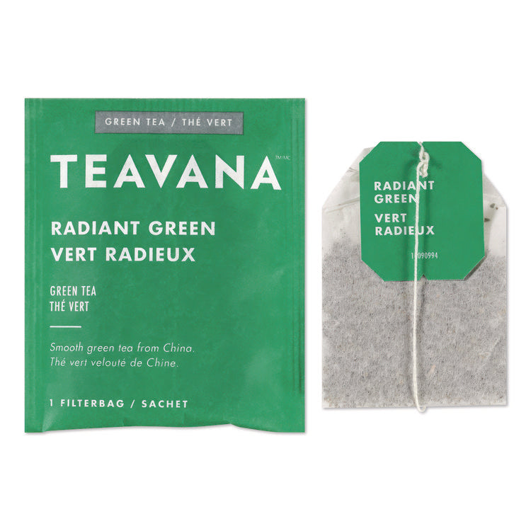 Teavana Tea Bags, Radiant Green, 0.09 oz, 24/Box