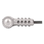 DEFCOM Ultimate Universal Serialized Combination Lock, 6.5 ft Cable